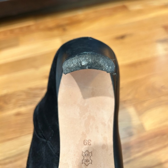 STAUD Black Leather/Suede Ankle Boots - Picture 10 of 14